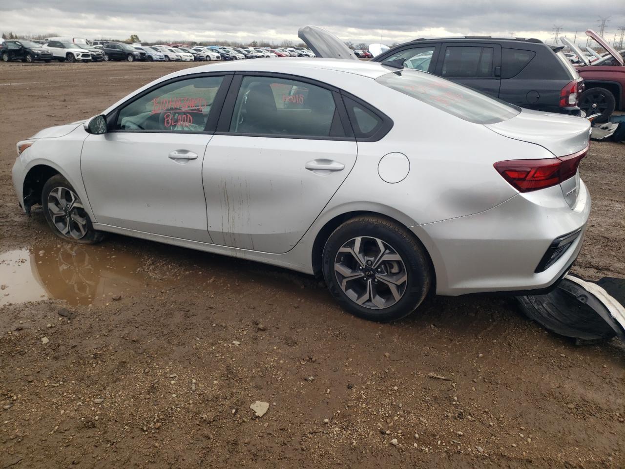 2021 KIA Forte VIN 3KPF24AD4ME354873 Copart auction photo, front end / undercarriage damage thumbnail 2