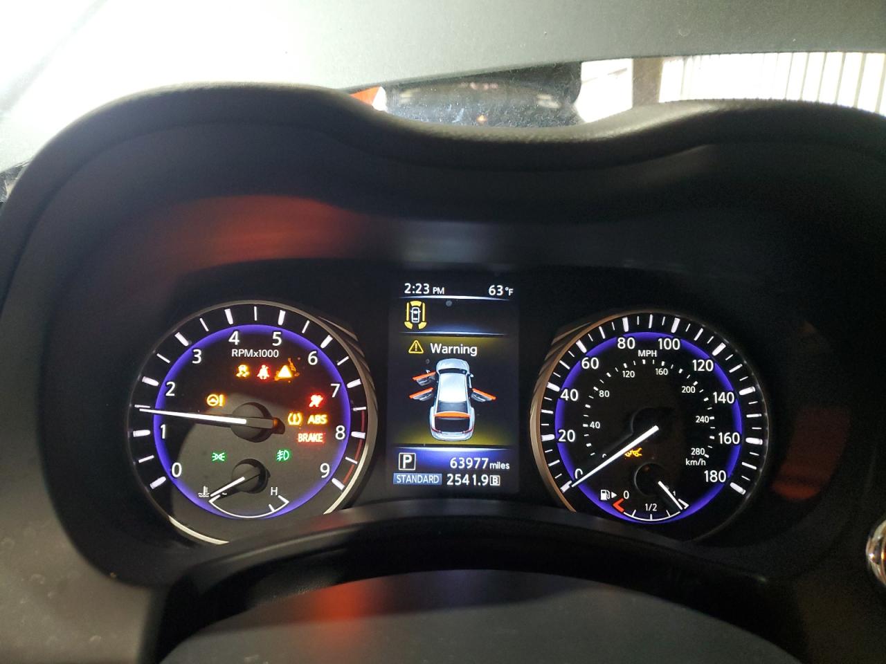 2015 Infiniti Q50 VIN JN1BV7AP4FM333420 Copart auction photo, front end / minor dent/scratches damage thumbnail 9