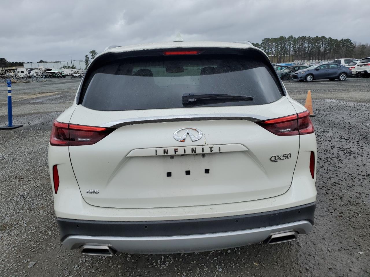 2019 Infiniti QX50 VIN 3PCAJ5M38KF123407 Copart auction photo, front end damage thumbnail 6