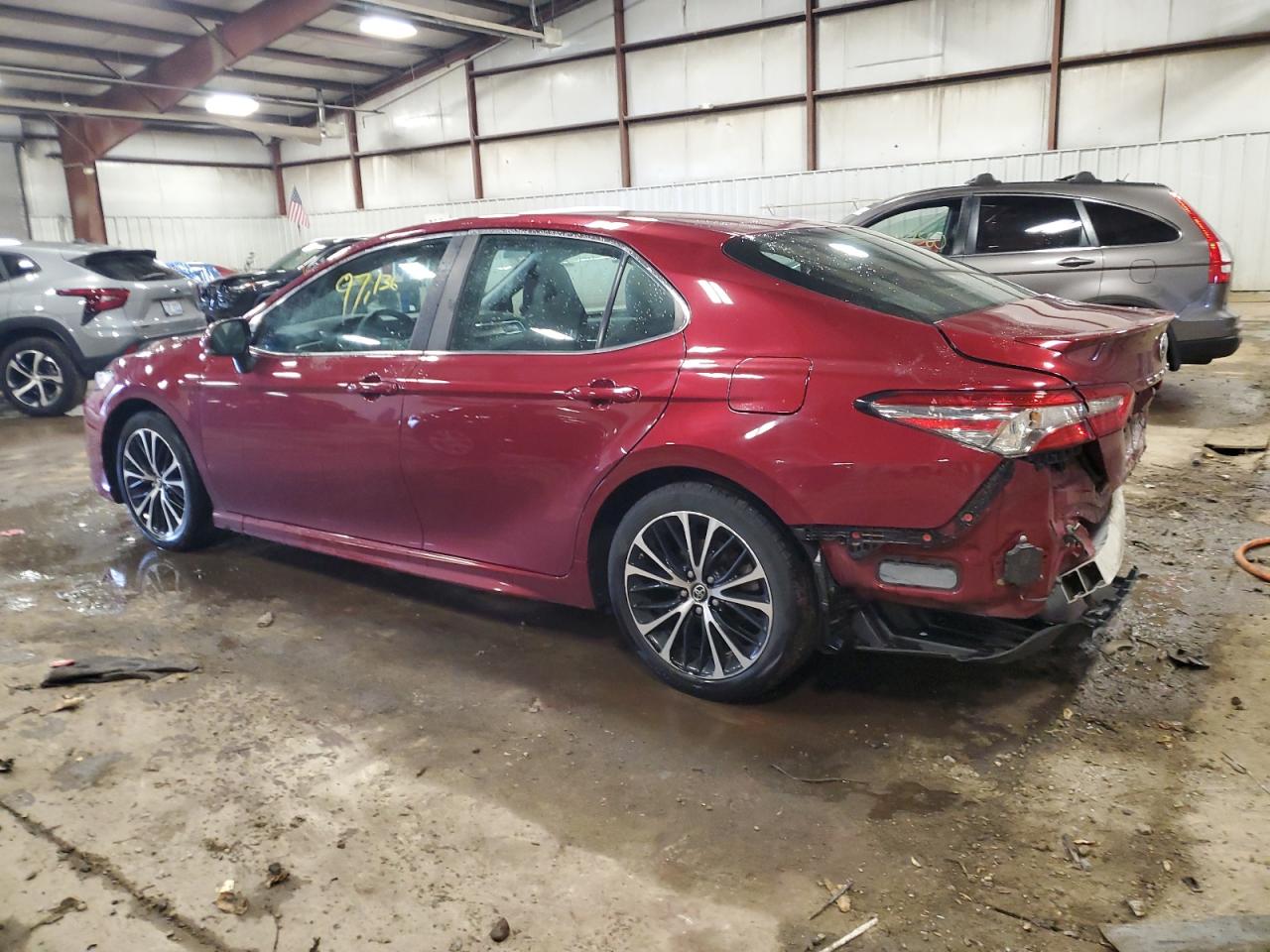 2018 Toyota Camry VIN 4T1B11HK7JU528318 Copart auction photo, rear end / side damage thumbnail 2