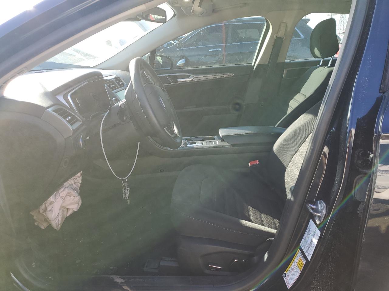 2020 Ford Fusion VIN 3FA6P0HD7LR144443 Copart auction photo, front end / side damage thumbnail 7