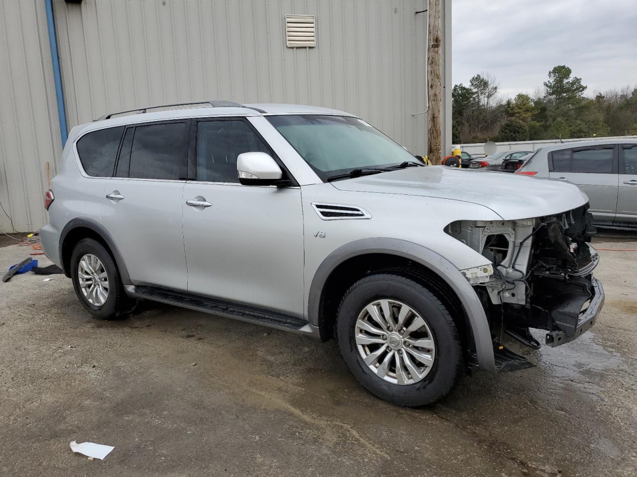 2017 Nissan Armada VIN JN8AY2NDXH9006940 Copart auction photo, front end damage thumbnail 4