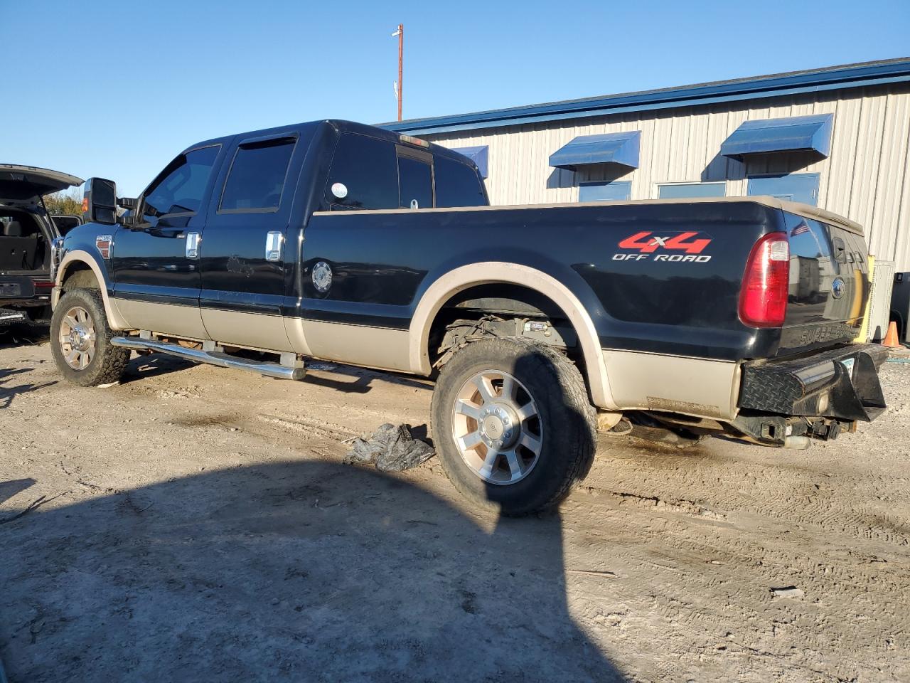 2008 Ford F350 VIN 1FTWW31R38EC64576 Copart auction photo, side damage thumbnail 2