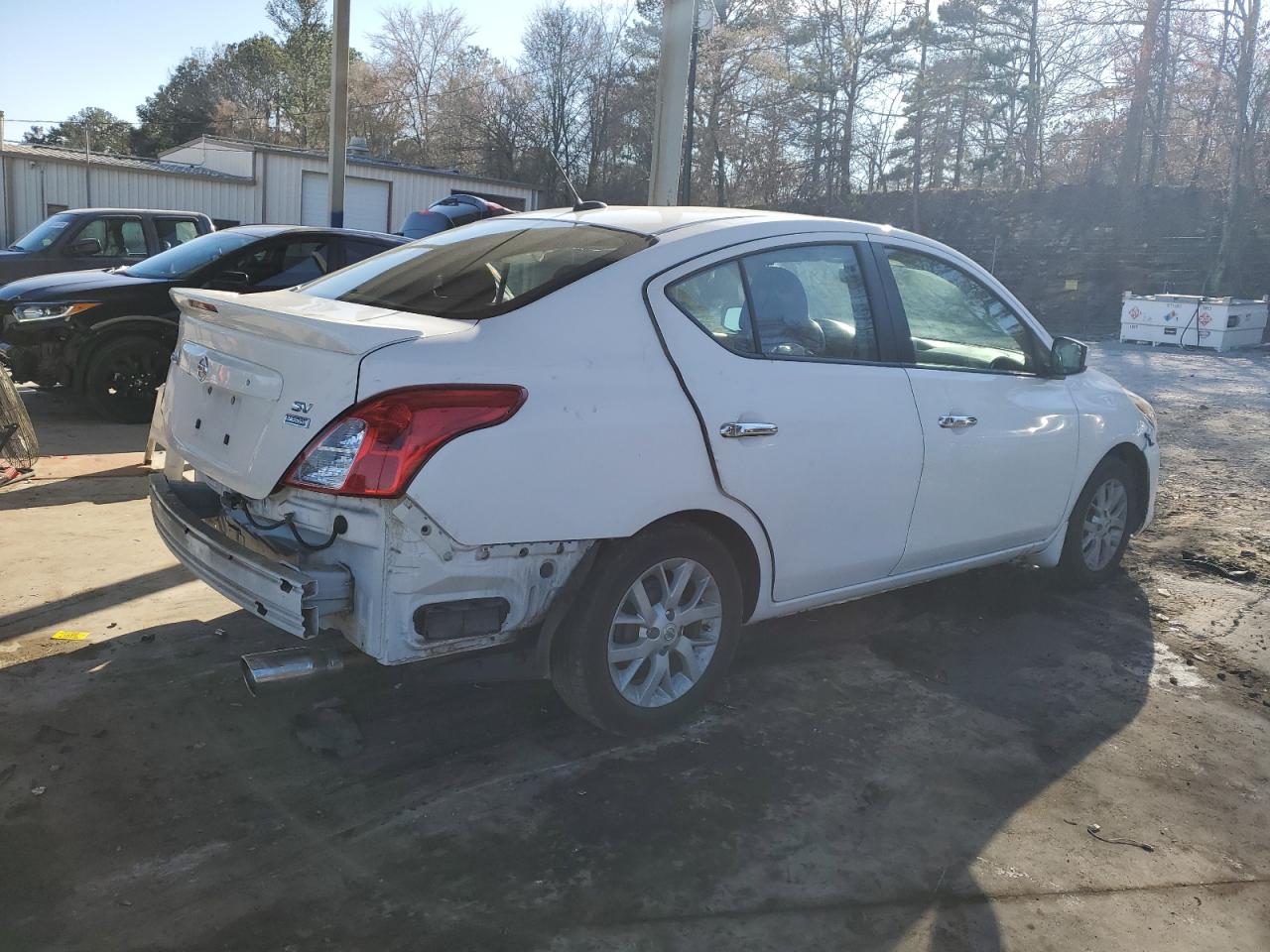 2019 Nissan Versa VIN 3N1CN7AP9KL818144 Copart auction photo, rear end damage thumbnail 3