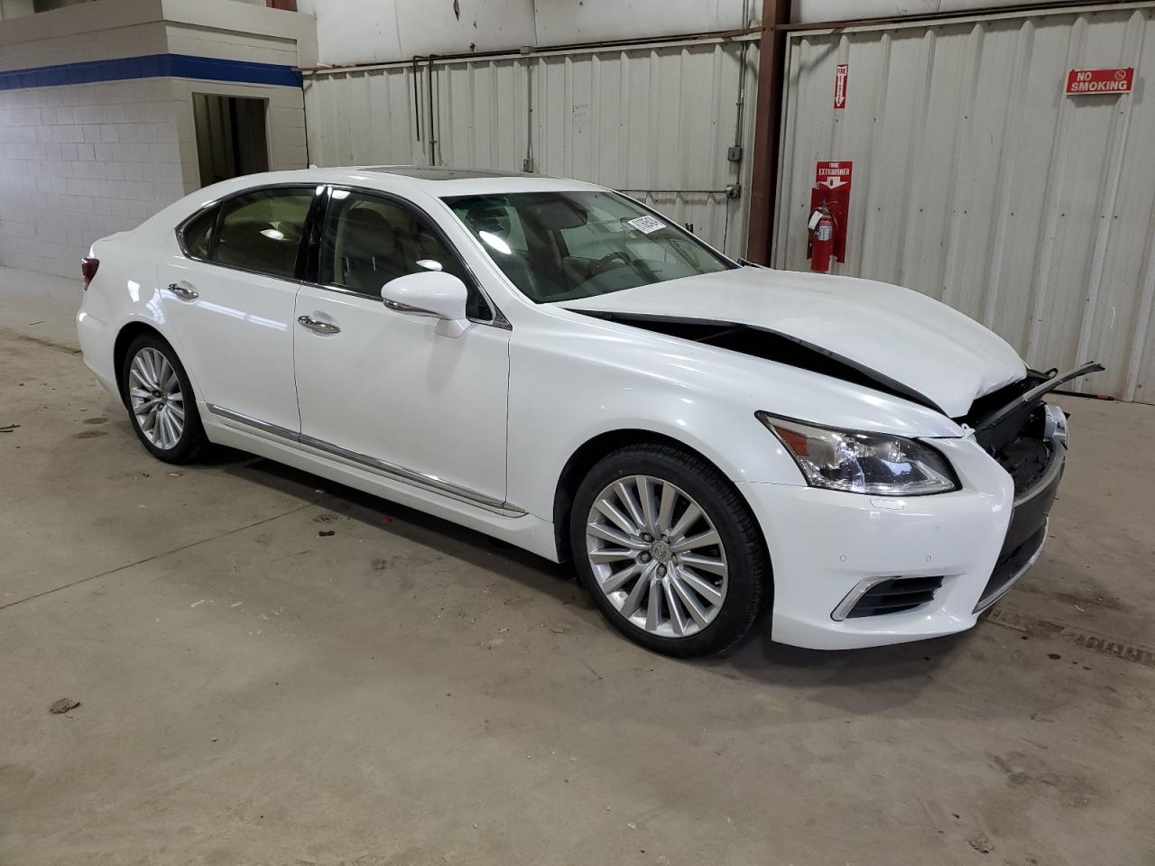 2013 Lexus LS VIN JTHBL5EF1D5122108 Copart auction photo, front end damage thumbnail 4