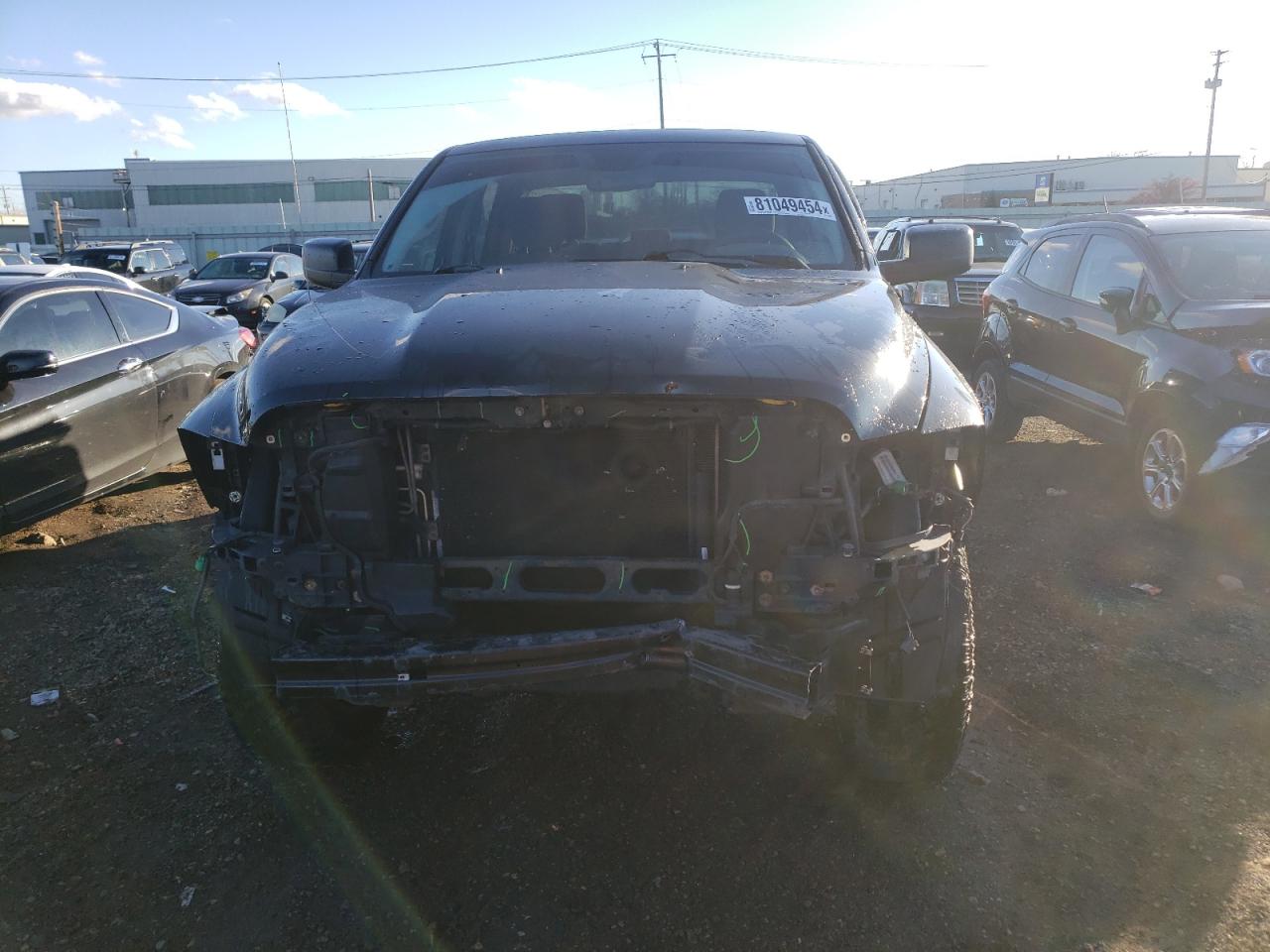 2013 RAM 1500 VIN 1C6RR7KT8DS511471 Copart auction photo, front end damage thumbnail 5