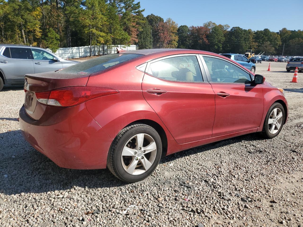 2013 Hyundai Elantra VIN 5NPDH4AE9DH197609 Copart auction photo, minor dent/scratches damage thumbnail 3