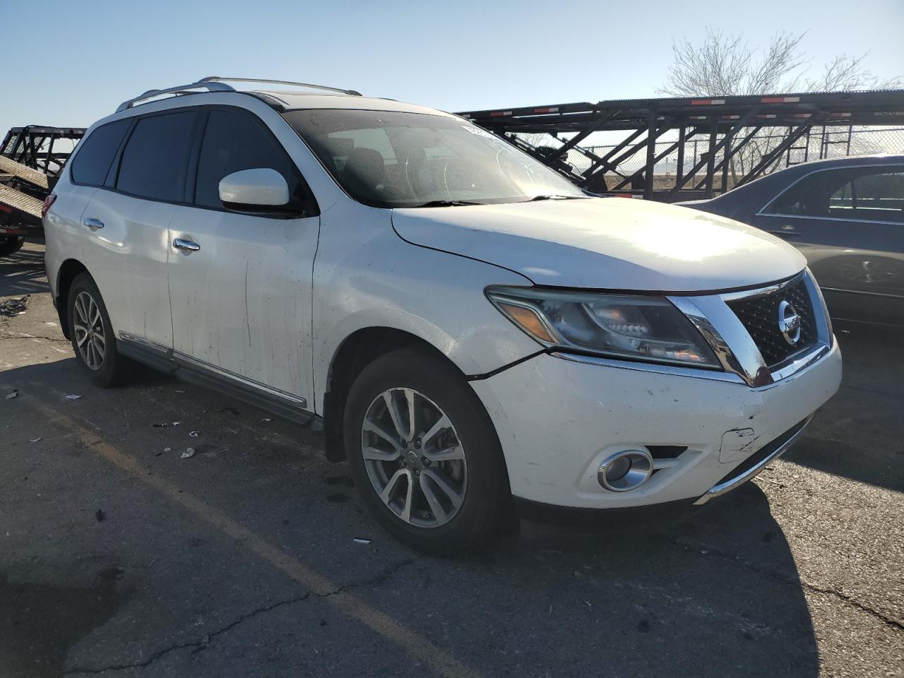 2014 Nissan Pathfinder VIN 5N1AR2MN0EC622532 Copart auction photo, front end damage thumbnail 4