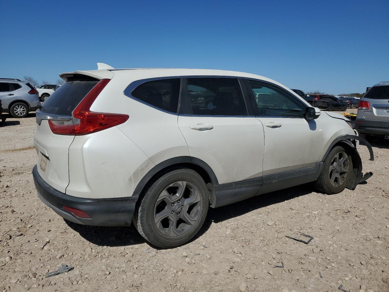 2018 Honda CR-V VIN 5J6RW1H55JL002350 Copart auction photo, front end damage thumbnail 3