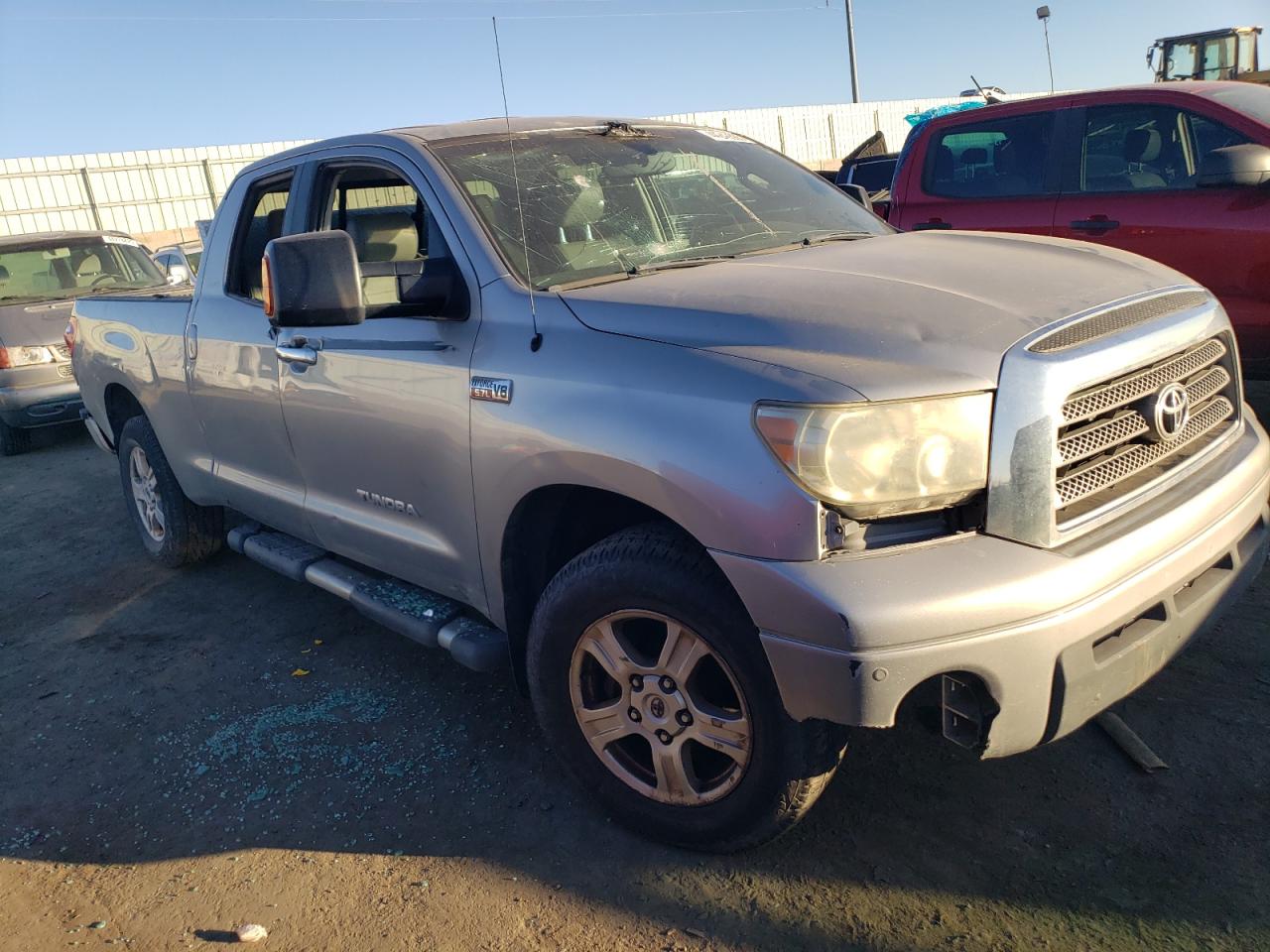 2007 Toyota Tundra VIN 5TFRV58127X007004 Copart auction photo, side damage thumbnail 4