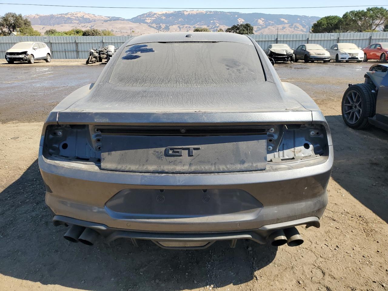 2019 Ford Mustang VIN 1FA6P8CF2K5186009 Copart auction photo, stripped / missing/altered vin damage thumbnail 6