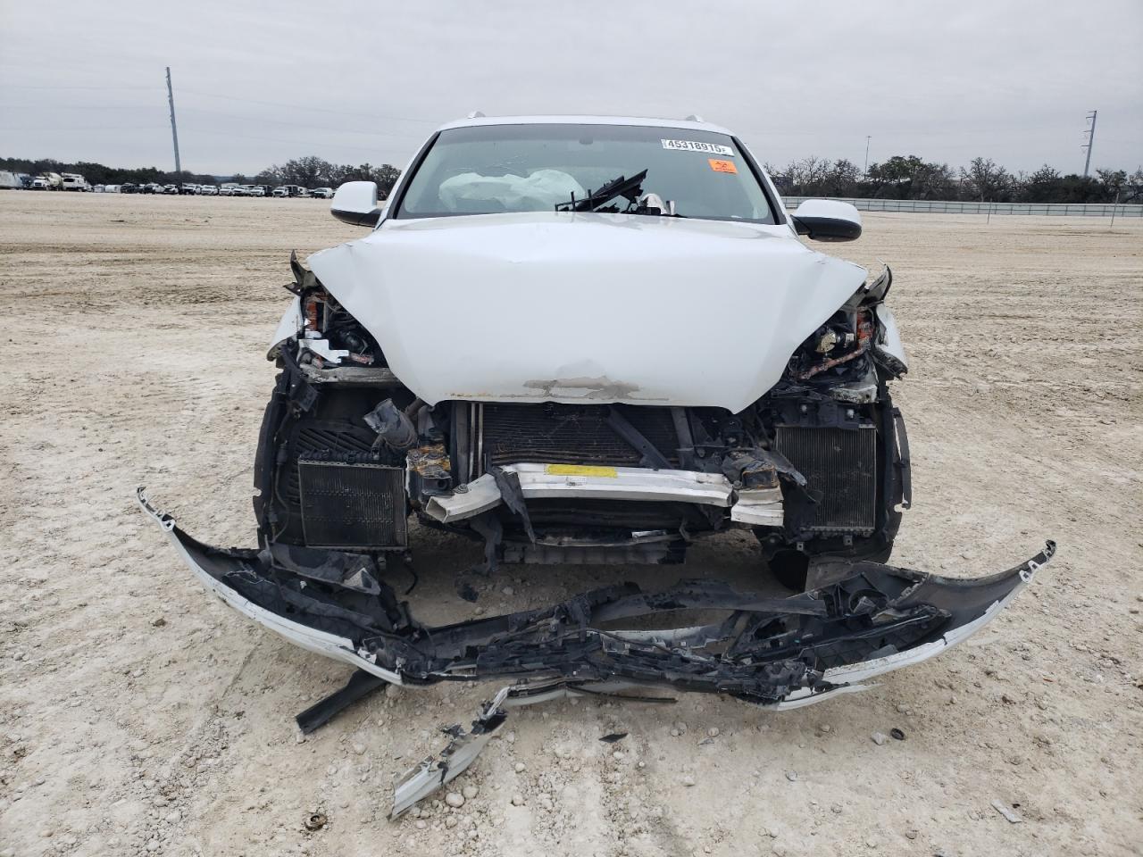 2014 Audi Q7 VIN WA1LGAFE4ED005861 Copart auction photo, front end damage thumbnail 5