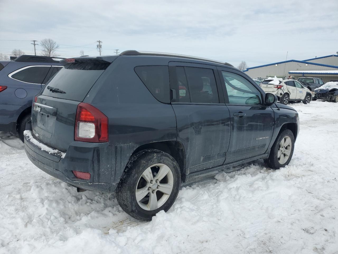 2014 Jeep Compass VIN 1C4NJDBB9ED776815 Copart auction photo, front end damage thumbnail 3