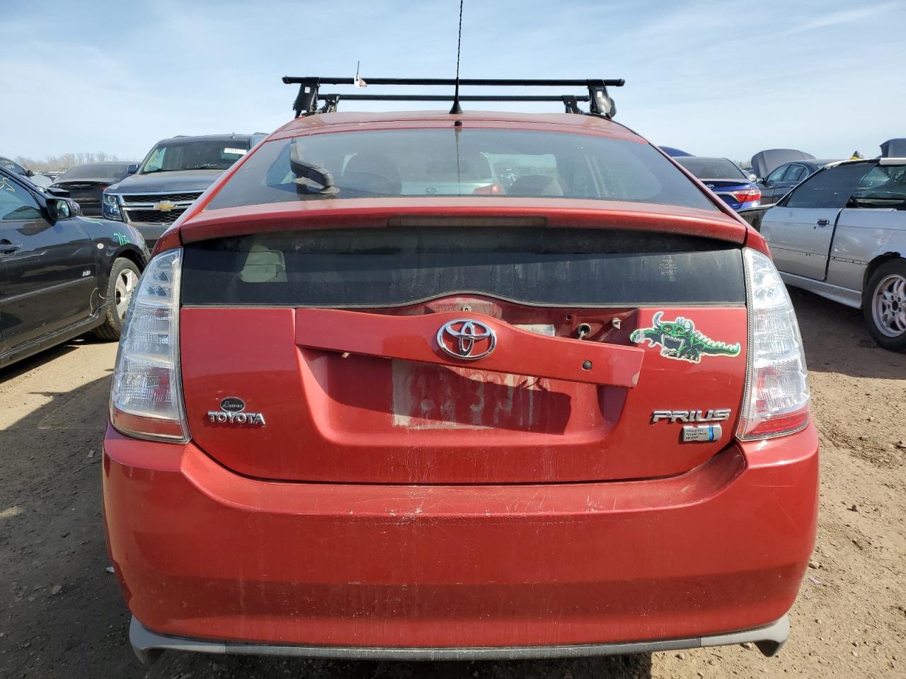 2009 Toyota Prius VIN JTDKB20UX97822598 Copart auction photo, front end damage thumbnail 6