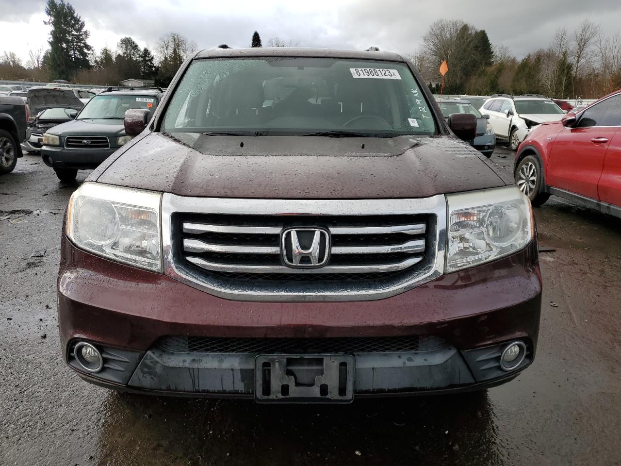 2014 Honda Pilot VIN 5FNYF4H52EB033048 Copart auction photo, all over damage thumbnail 5