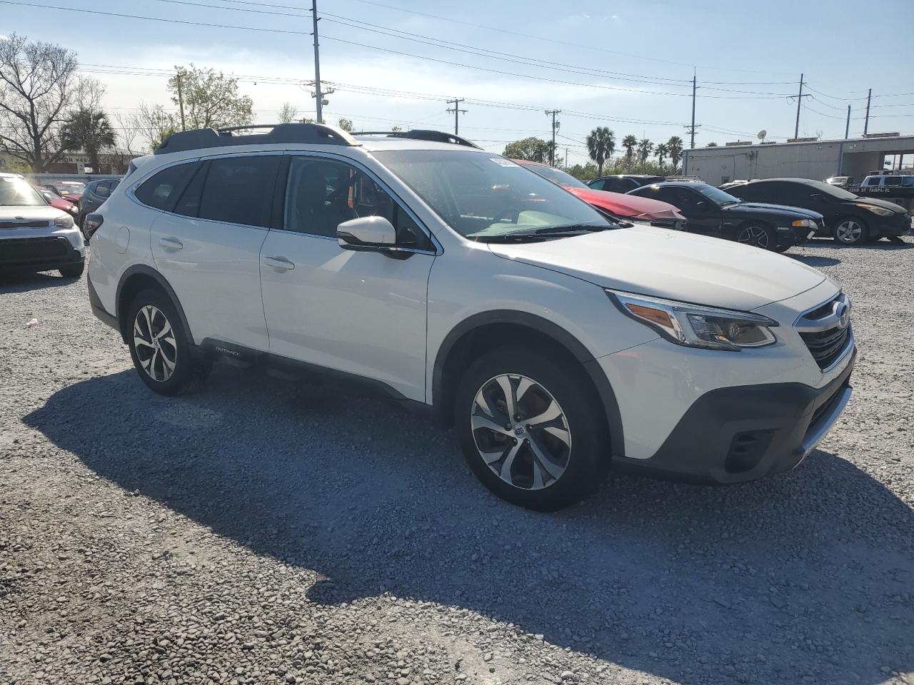 2020 Subaru Outback VIN 4S4BTANC7L3108056 Copart auction photo, side damage thumbnail 4