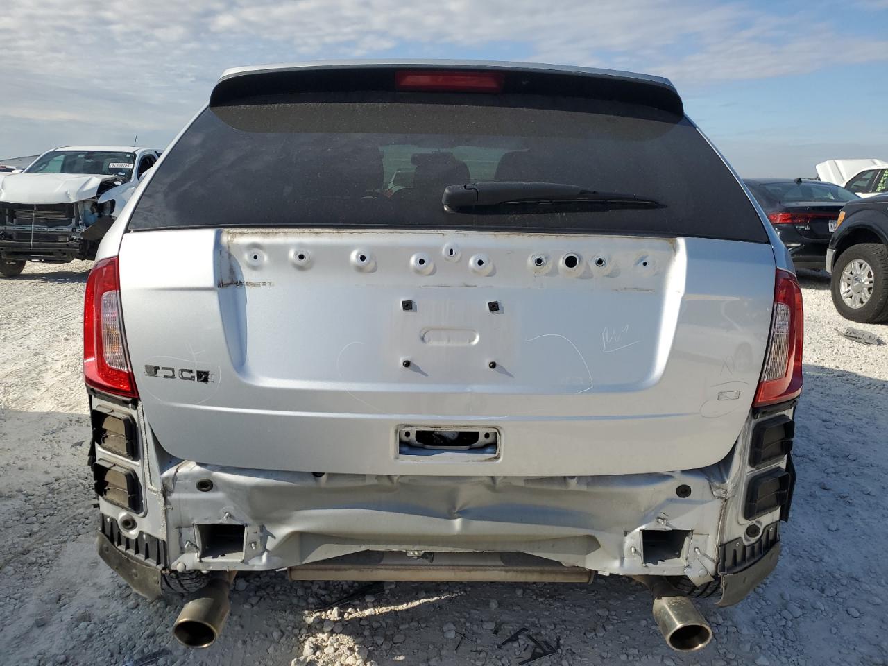 2013 Ford Edge VIN 2FMDK4GC3DBA07737 Copart auction photo, rear end / minor dent/scratches damage thumbnail 6
