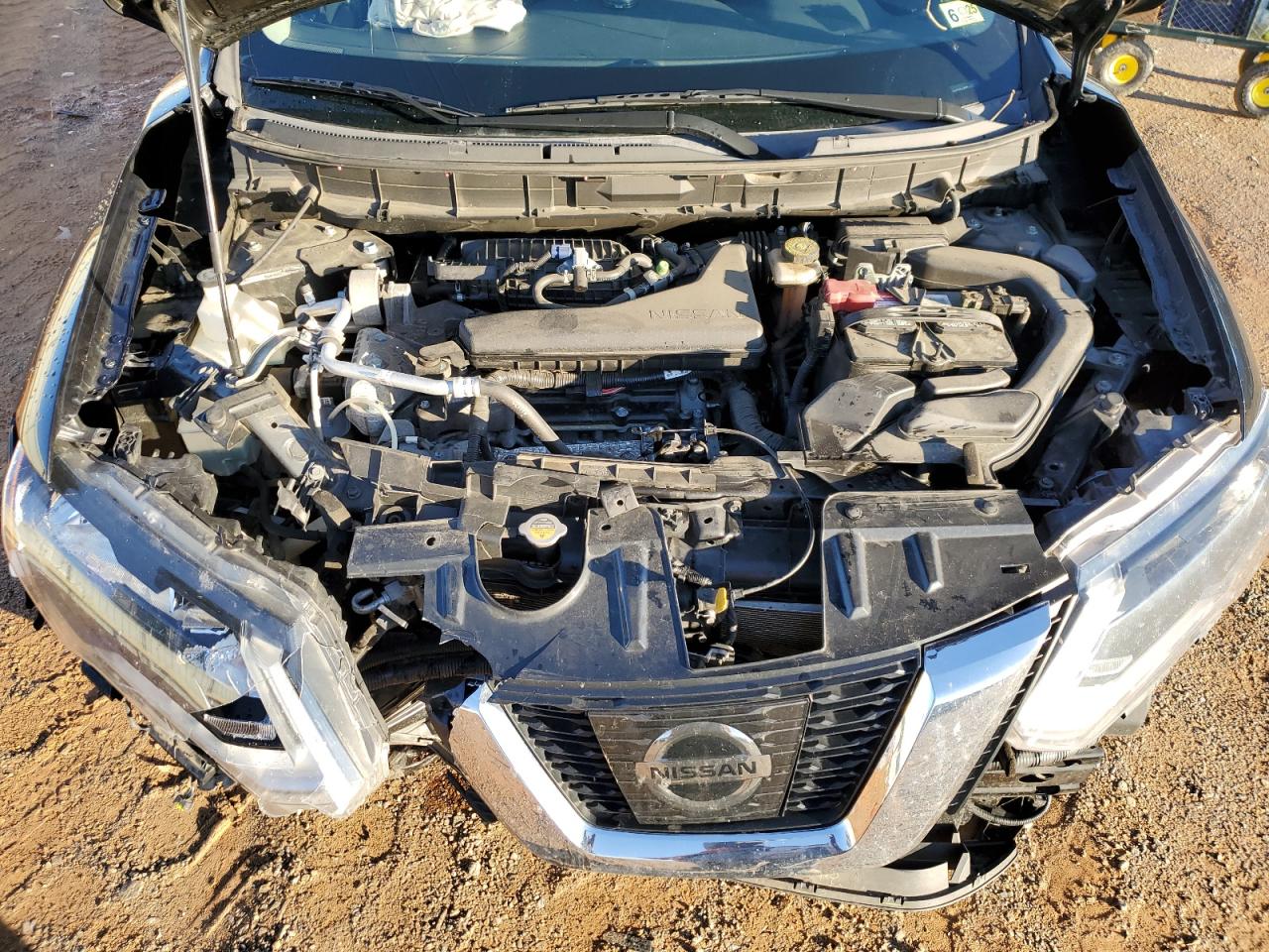 2017 Nissan Rogue VIN KNMAT2MV4HP574455 Copart auction photo, all over / undercarriage damage thumbnail 13