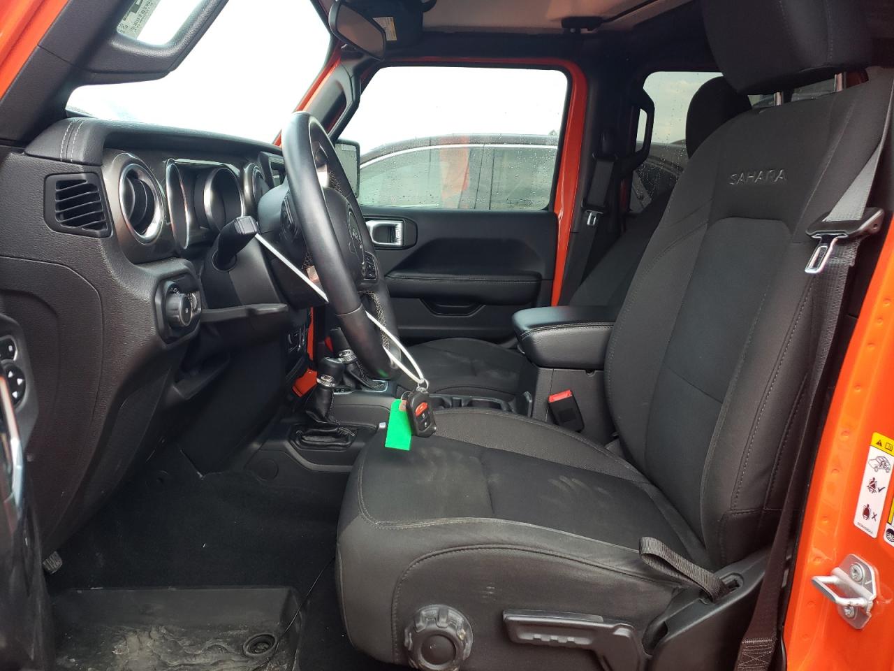 2018 Jeep Wrangler VIN 1C4HJXEG3JW248594 Copart auction photo, side damage thumbnail 7