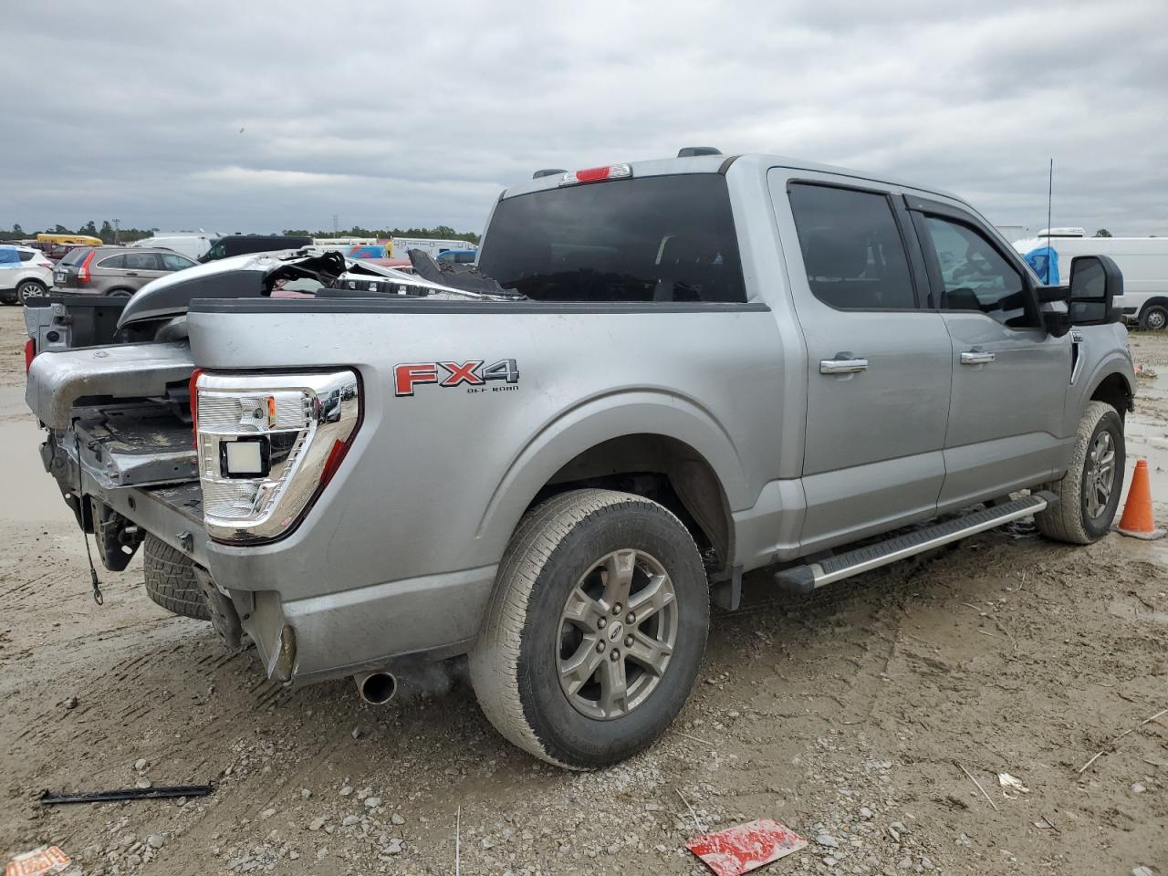 2023 Ford F-150 VIN 1FTFW1E87PKF93013 Copart auction photo, all over damage thumbnail 3