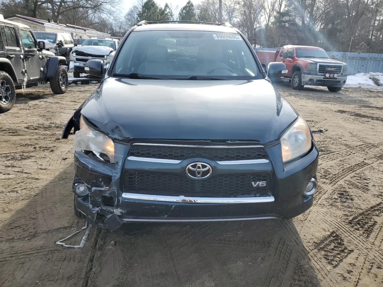 2012 Toyota RAV 4 VIN 2T3DK4DV0CW076391 Copart auction photo, front end / undercarriage damage thumbnail 5