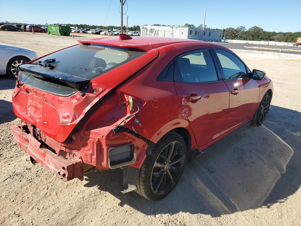 2020 Honda Civic VIN SHHFK7H41LU417989 Copart auction photo, rear end / front end damage thumbnail 3