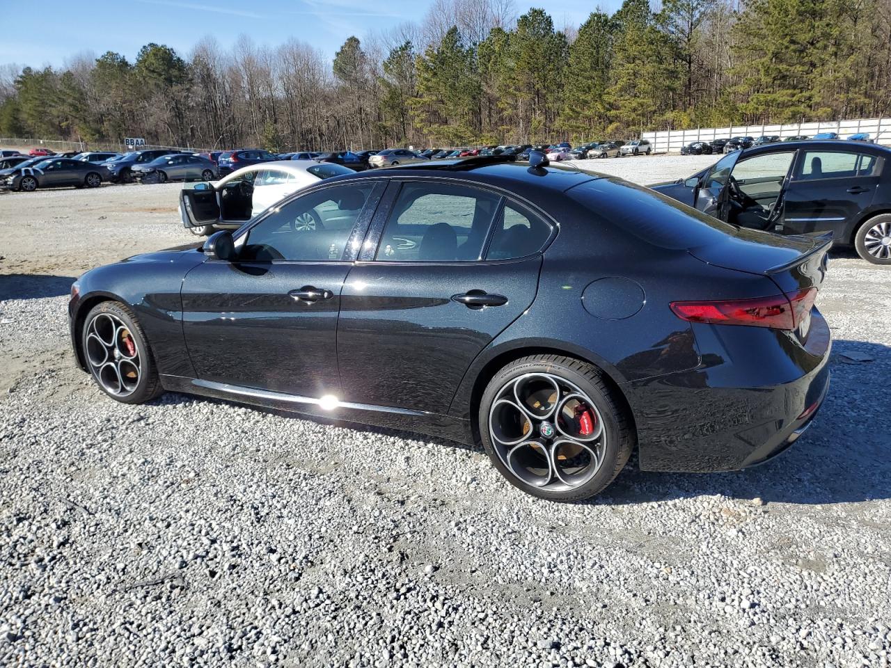 2019 Alfa Romeo Giulia VIN ZARFAMBN8K7611823 Copart auction photo, side / minor dent/scratches damage thumbnail 2