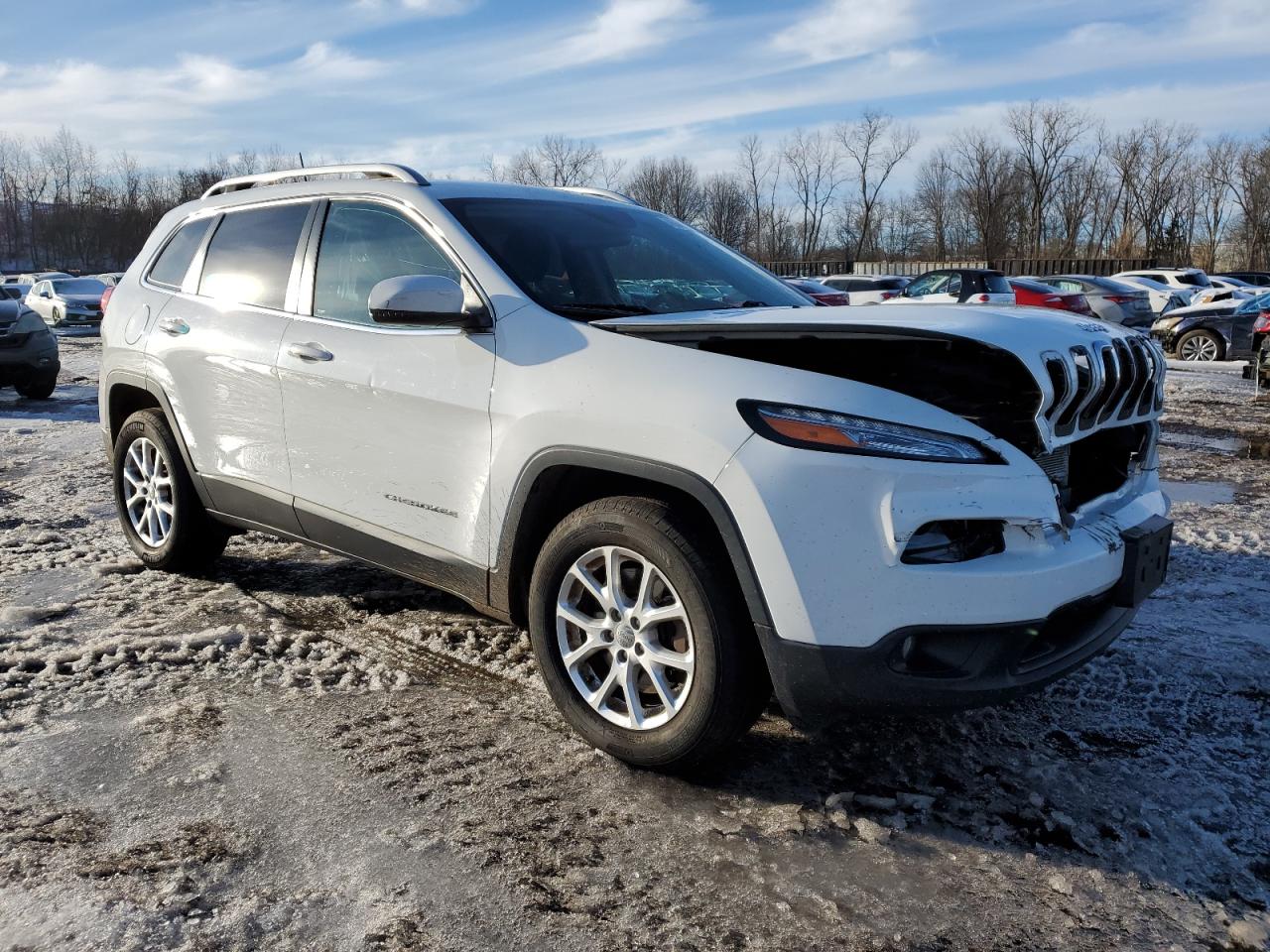 2017 Jeep Grand Cherokee VIN 1C4PJMCB2HW665622 Copart auction photo, front end damage thumbnail 4
