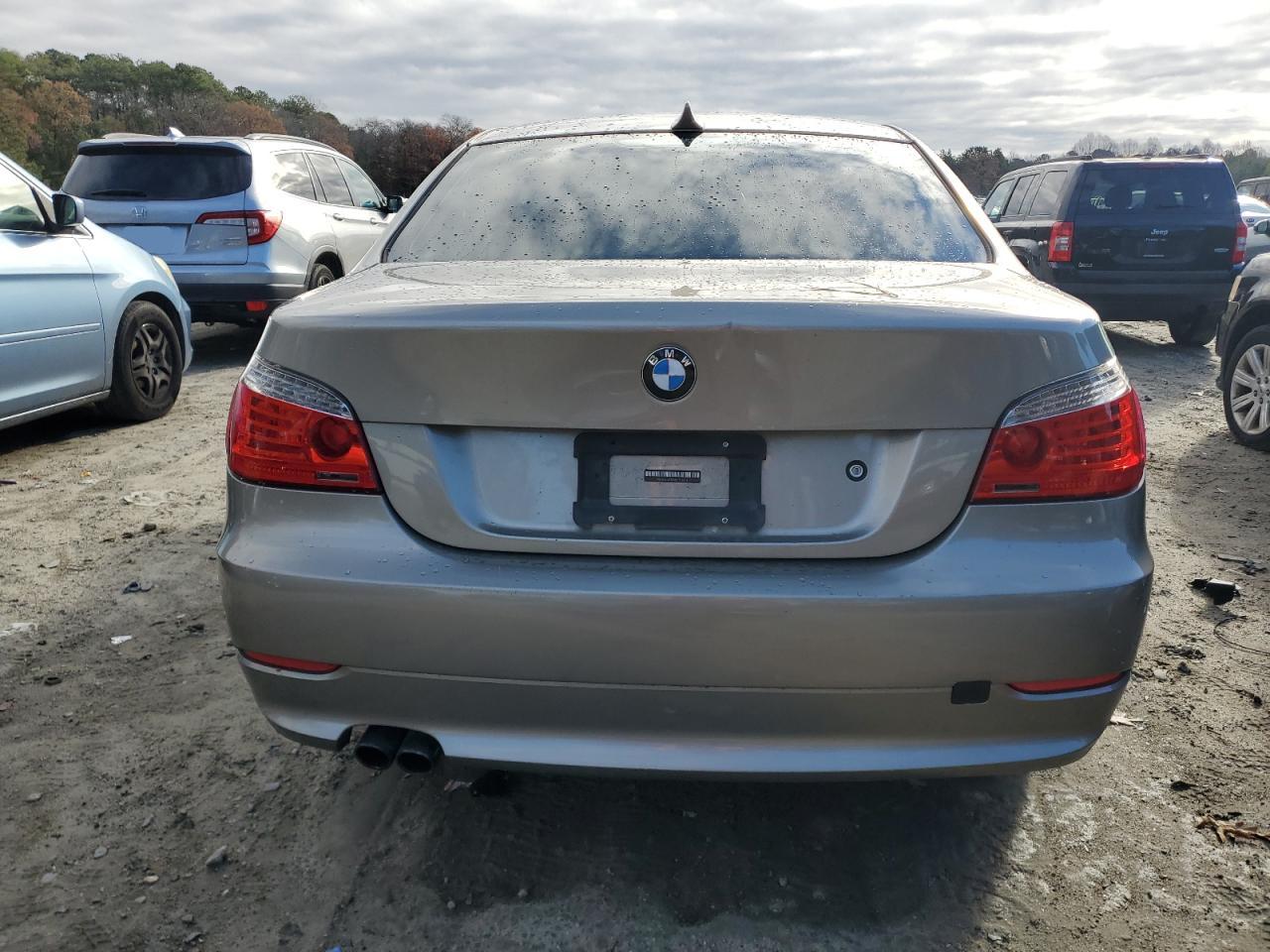 2008 BMW 5er VIN WBANU53558CT15978 Copart auction photo, front end damage thumbnail 6