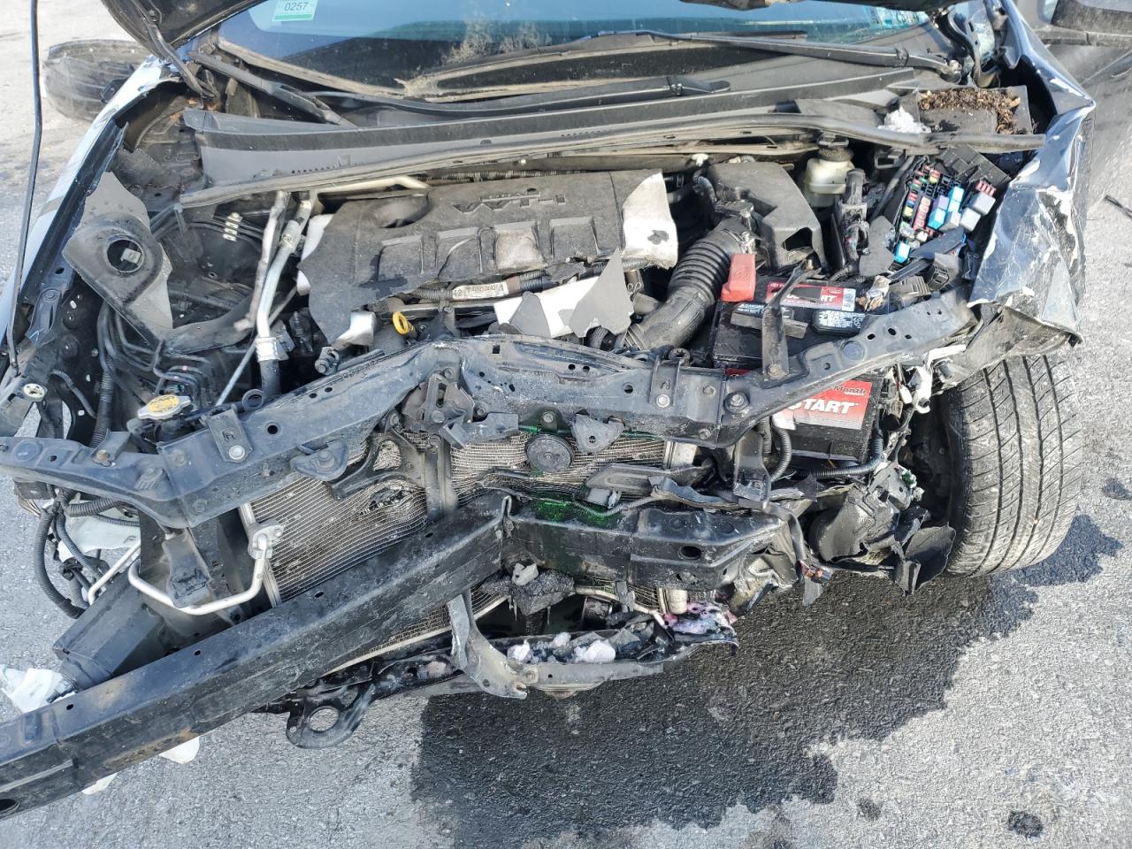 2014 Toyota Corolla VIN 2T1BURHE2EC112796 Copart auction photo, all over damage thumbnail 11