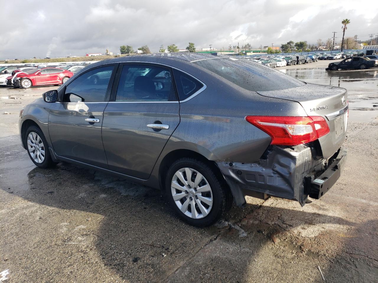 2016 Nissan Sentra VIN 3N1AB7APXGL669038 Copart auction photo, front end / rear end damage thumbnail 2