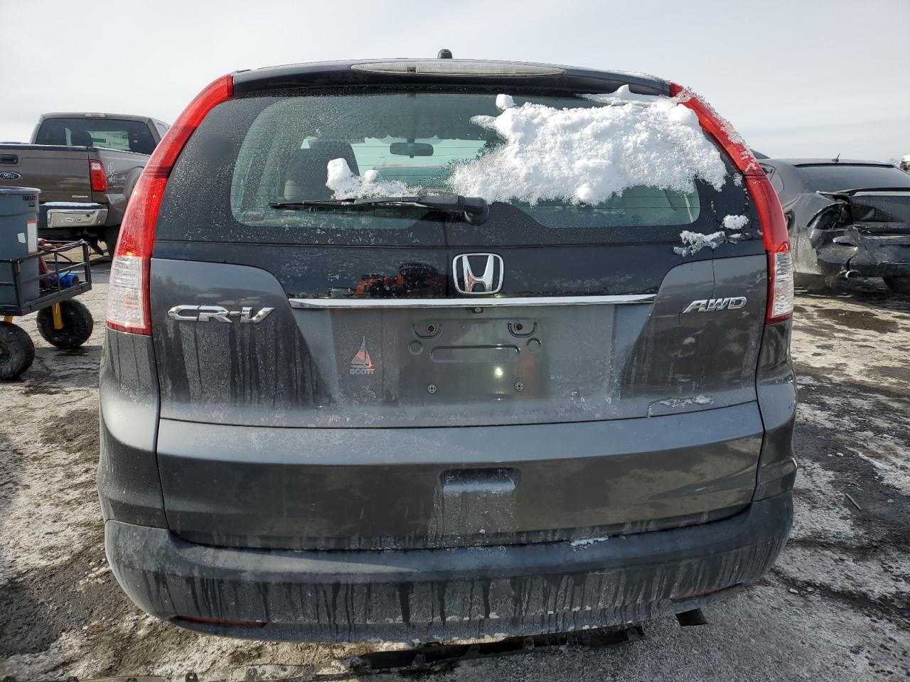 2014 Honda CR-V VIN 2HKRM4H30EH610301 Copart auction photo, front end damage thumbnail 6