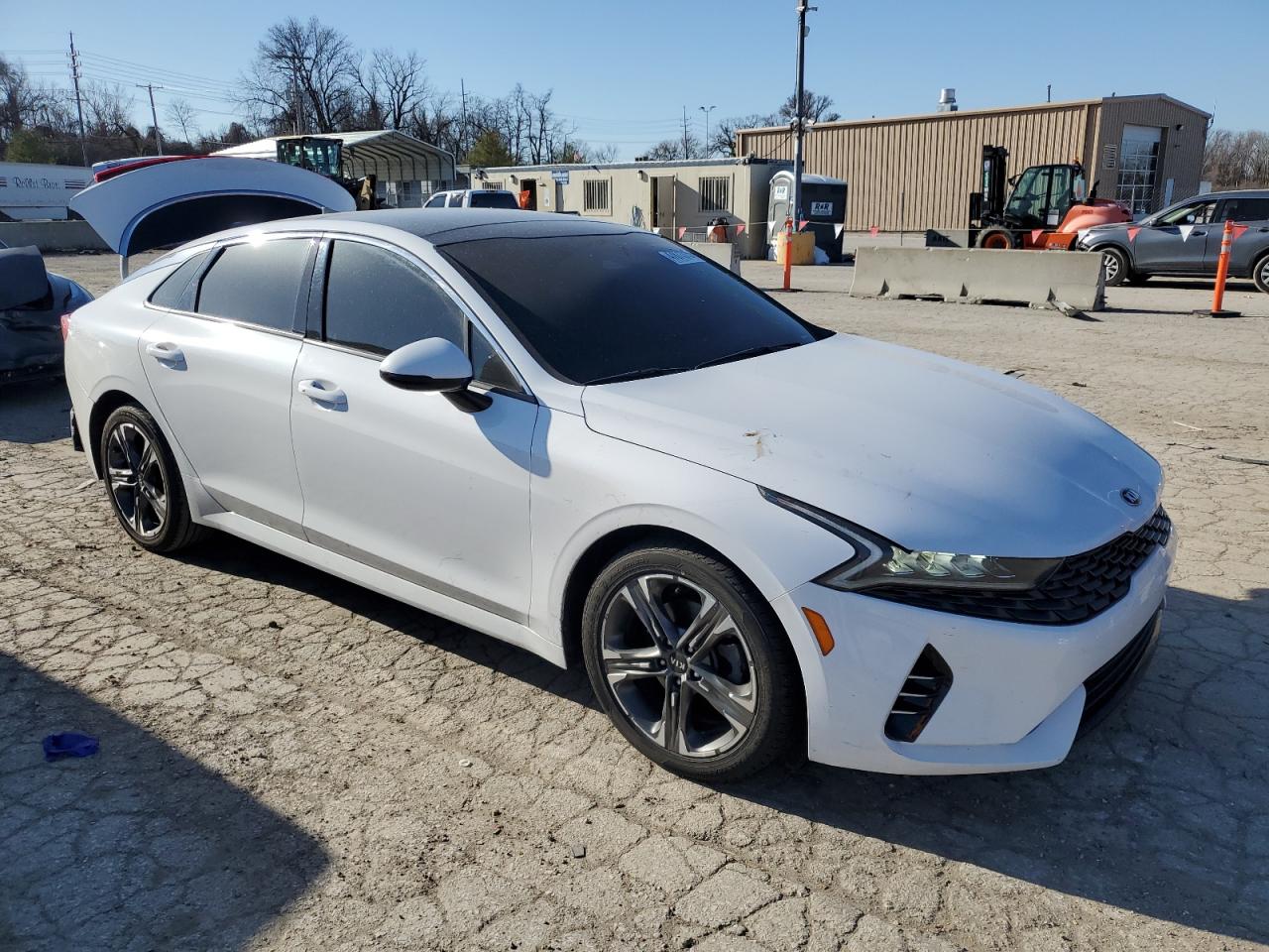 2021 KIA K5 VIN 5XXG34J26MG037412 Copart auction photo, rear end damage thumbnail 4