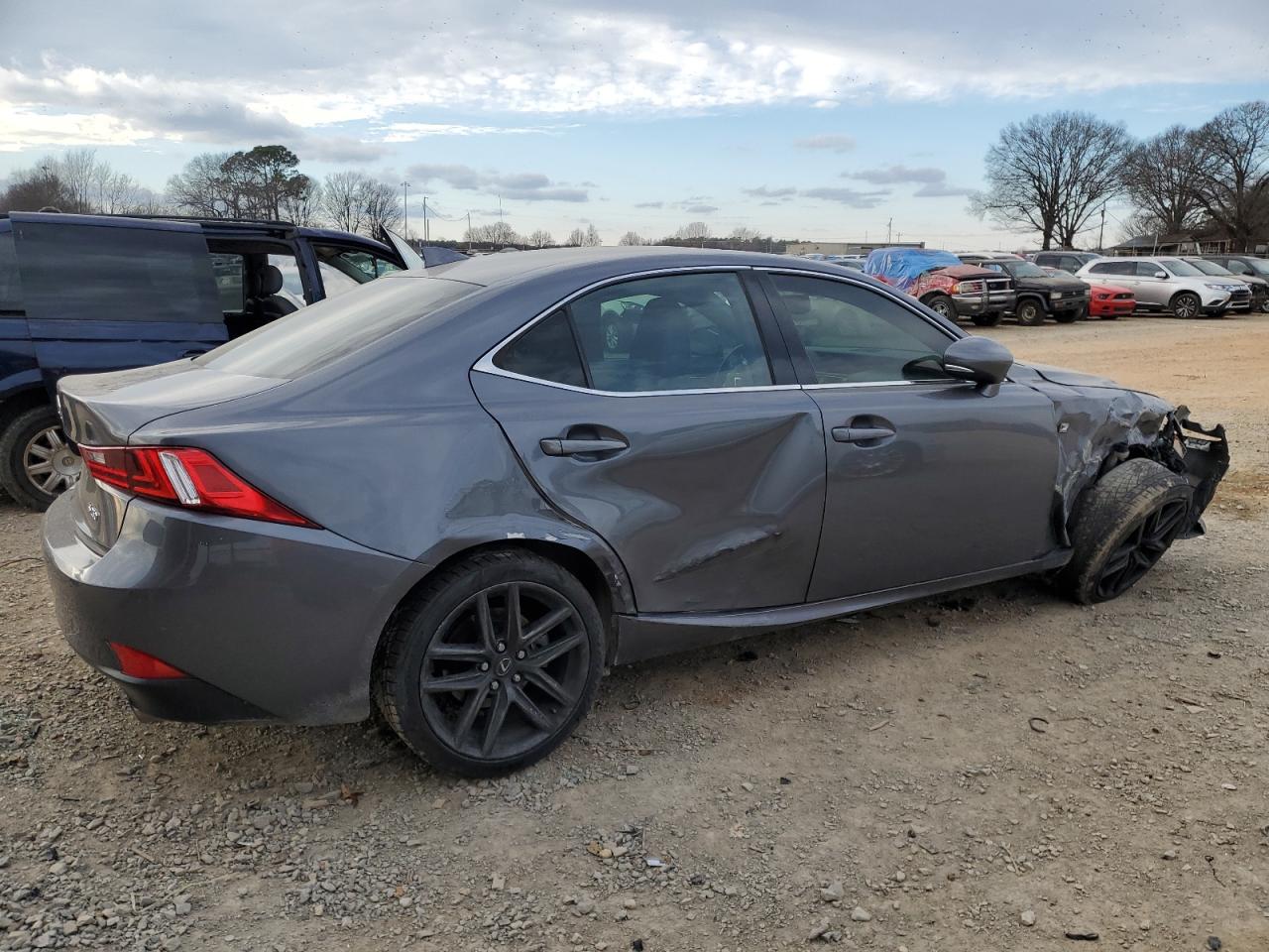 2015 Lexus IS VIN JTHBF1D29F5058241 Copart auction photo, front end / side damage thumbnail 3