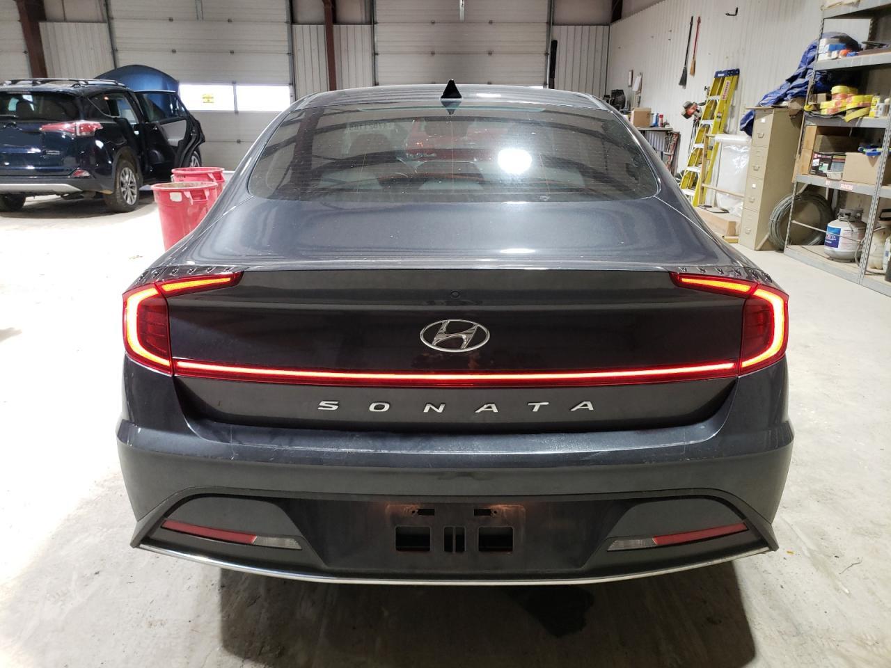 2020 Hyundai Sonata VIN 5NPEG4JA8LH008743 Copart auction photo, side damage thumbnail 6