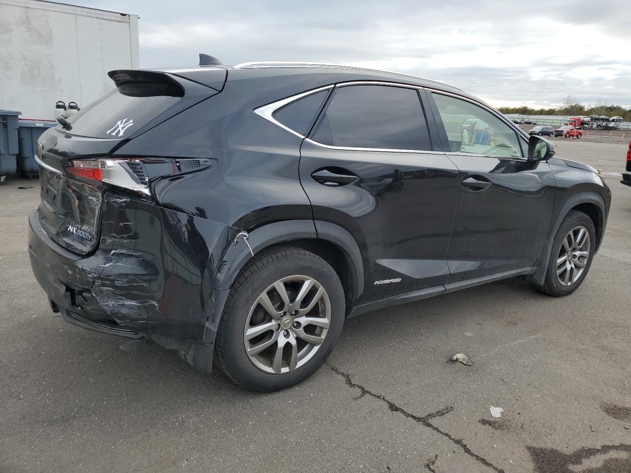 2015 Lexus NX VIN JTJBJRBZ0F2020040 Copart auction photo, rear end / minor dent/scratches damage thumbnail 3