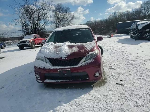 2017 Toyota Sienna VIN 5TDXZ3DC7HS892282 Copart auction photo, rear end / side damage thumbnail 12