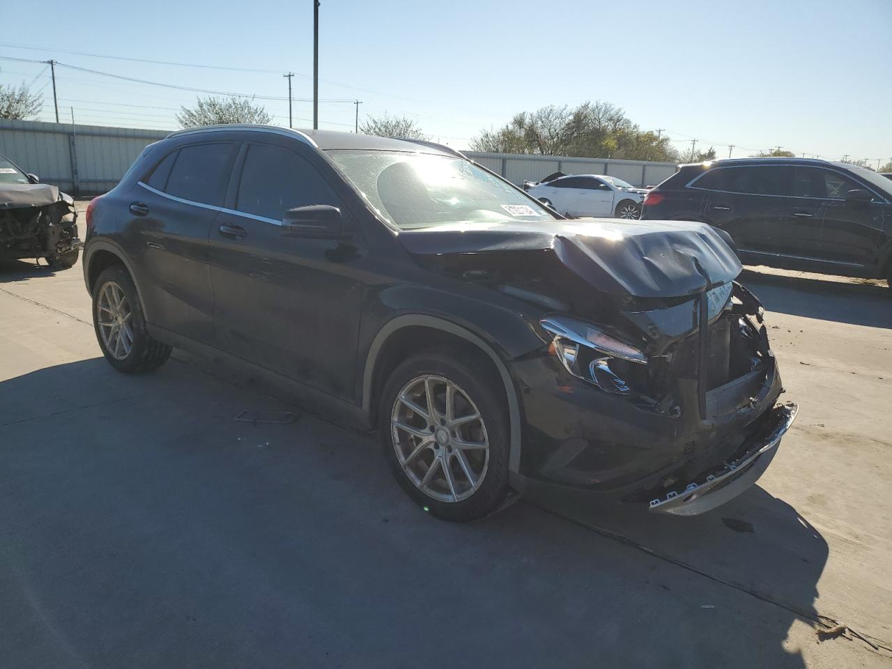 2015 Mercedes-Benz GLA-klasse VIN WDCTG4GB0FJ095096 Copart auction photo, front end damage thumbnail 4