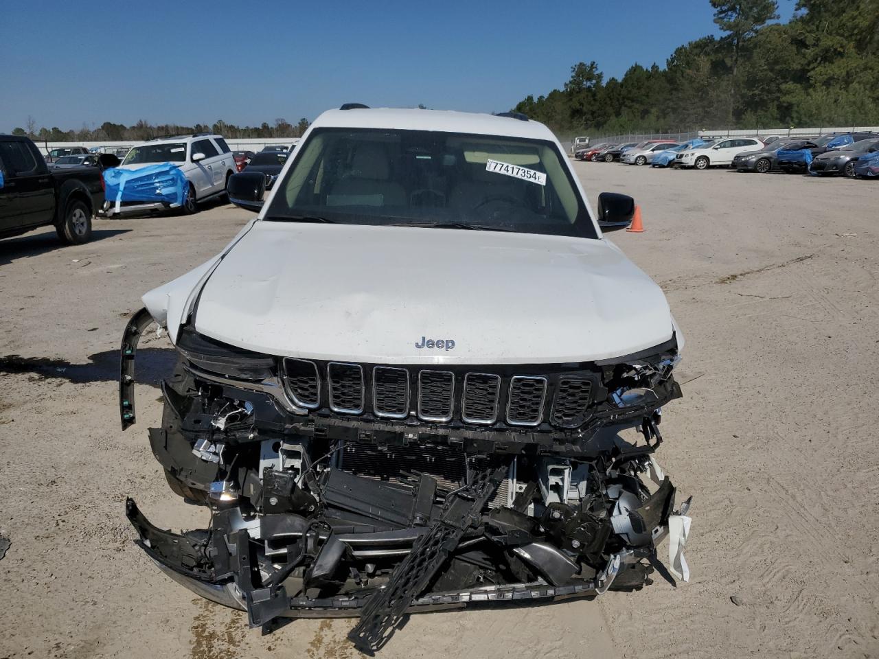 2021 Jeep Grand Cherokee VIN 1C4RJJBG9M8126630 Copart auction photo, front end damage thumbnail 5