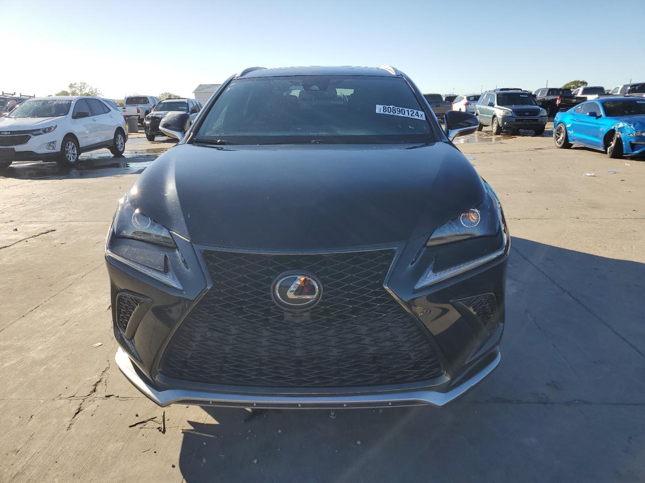 2021 Lexus NX VIN JTJSARBZ7M2183684 Copart auction photo, undercarriage / side damage thumbnail 5