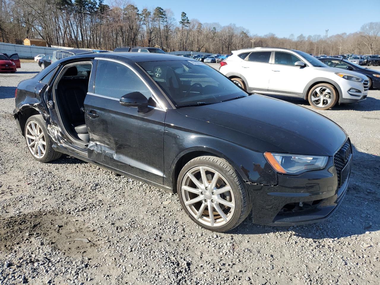 2015 Audi A3 VIN WAUEFGFF4F1136351 Copart auction photo, water/flood / side damage thumbnail 4