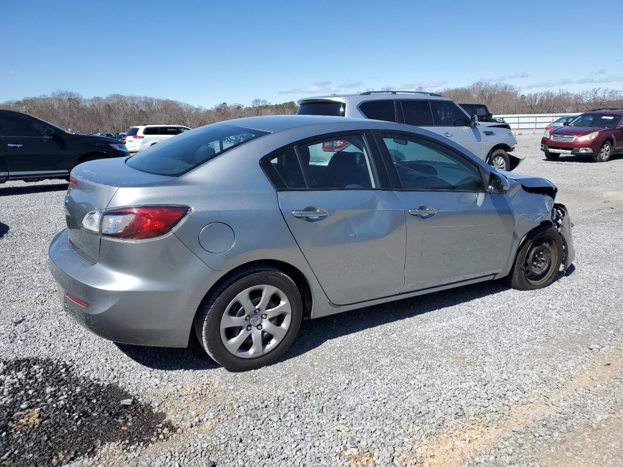 2012 Mazda 3 VIN JM1BL1UF6C1629460 Copart auction photo, front end / side damage thumbnail 3