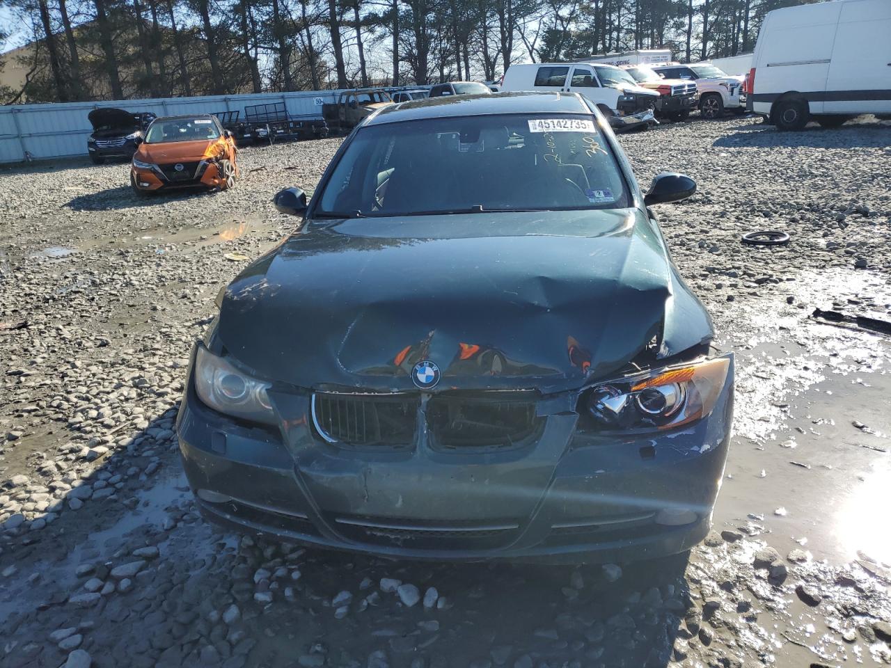 2008 BMW 3er VIN WBAVC73558KX91670 Copart auction photo, all over damage thumbnail 5
