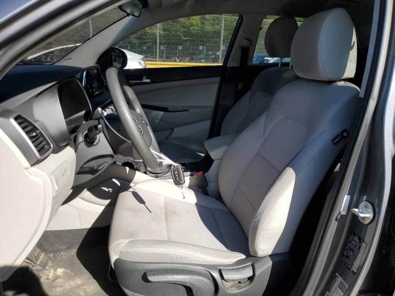 2019 Hyundai Tucson VIN KM8J23A41KU933494 Copart auction photo, rear end damage thumbnail 7