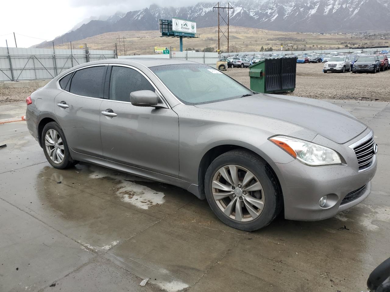2011 Infiniti M VIN JN1BY1AR0BM376054 Copart auction photo, normal wear damage thumbnail 4