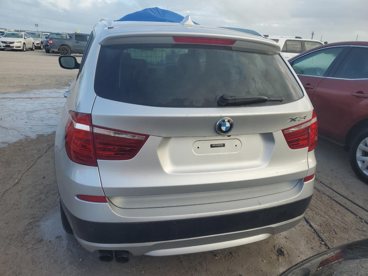 2013 BMW X3 VIN 5UXWX9C54D0A24682 Copart auction photo, water/flood damage thumbnail 6