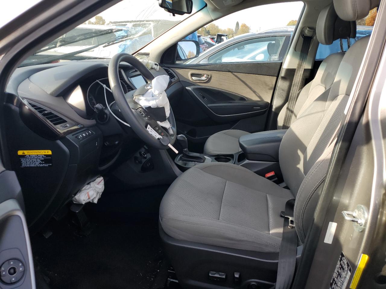 2017 Hyundai Santa Fe VIN 5XYZUDLB2HG416377 Copart auction photo, front end damage thumbnail 7