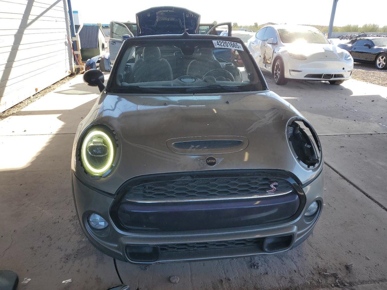 2019 MINI Cooper VIN WMWWG9C54K3E40225 Copart auction photo, side damage thumbnail 5