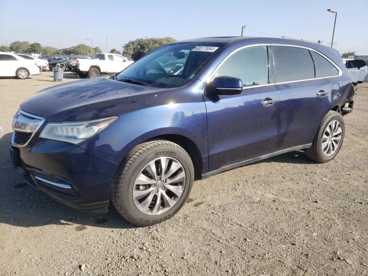 2014 Acura MDX VIN 5FRYD3H49EB013790