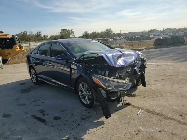 2018 Hyundai Sonata VIN 5NPE34AF2JH610459 Copart auction photo, front end / side damage thumbnail 11
